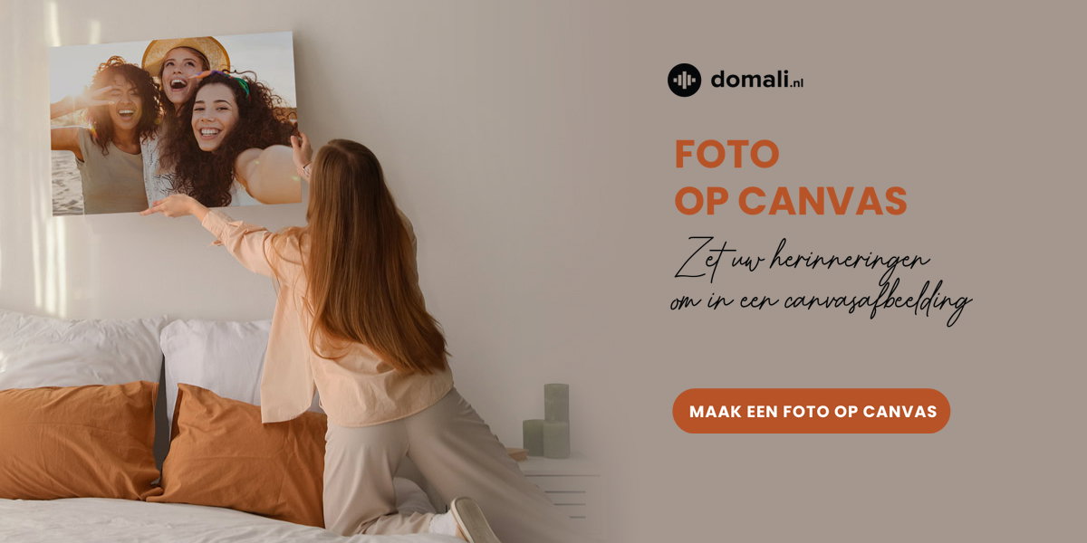 Foto op canvas
